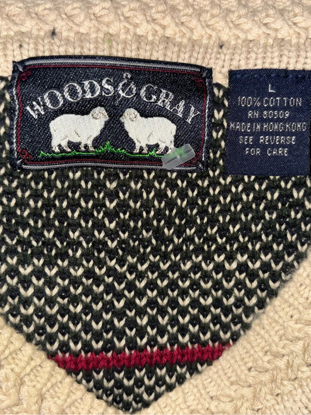 Woods & Gray Cotton Academia Grandpa Sweater Vest